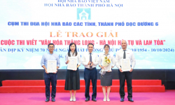 Trao giải Cuộc thi viết về 'Văn hóa Thăng Long - Hà Nội hội tụ và lan tỏa'