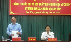 Kinh tế - xã hội tỉnh Bến Tre phục hồi tích cực trong 9 tháng năm 2024