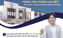 Ba mẹ cùng con 16 tuổi săn học bổng 100% “chuẩn Thụy Sĩ tại Phú Quốc - ngành Quản trị khách sạn”