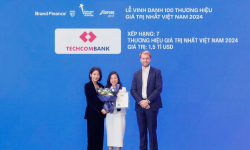 Techcombank: Thương hiệu ngân hàng tư nhân giá trị nhất Việt Nam tiếp tục thăng hạng toàn cầu