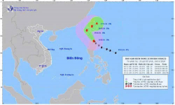 Xuất hiện bão Usagi gần Biển Đông