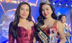 Vũ Thị Hoa - Chiến binh âm thầm đăng quang Mrs Earth International 2024