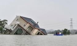 Mưa lũ Trung Quốc: Nâng cảnh báo lũ lụt khẩn cấp trên sông Hoài Hà