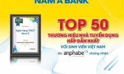 Nam A Bank -Top 50 nhà tuyển dụng hấp dẫn nhất sinh viên Việt Nam