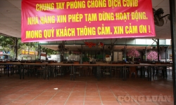 Hà Nội: Nhà hàng, quán nhậu đóng cửa nghỉ bán để chung tay chống dịch Covid-19