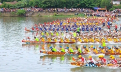 Quảng Bình: Lễ hội đua, bơi thuyền Lệ Thủy trở thành di sản văn hóa phi vật thể quốc gia