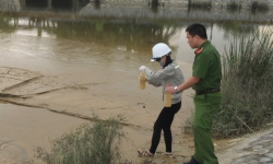 Nghệ An: Nhà máy nước xả bùn thải ra hồ điều hòa