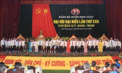 Hà Tĩnh hoàn thành đại hội Đảng bộ cấp huyện và tương đương