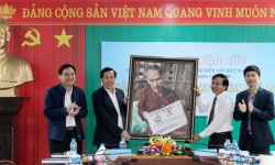 Chủ tịch Hội Nhà báo Việt Nam làm việc tại Đài PTTH Nghệ An