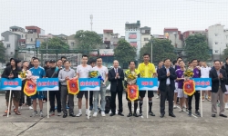 5 đội bóng tham gia Giải bóng đá Hội khỏe Hội Nhà báo Hà Nội mở rộng