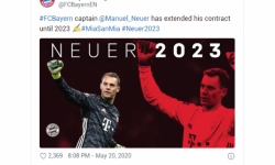Neuer chính thức chốt hạ tương lai với Bayern Munich tới năm 2023