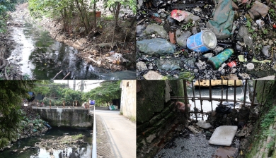 Nam Từ Liêm (Hà Nội): Người dân sống khổ vì kênh mương ô nhiễm, ngập tràn rác thải