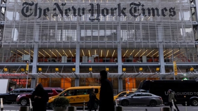 New York Times đạt doanh thu đăng ký kỹ thuật số cao hơn cả kỳ vọng