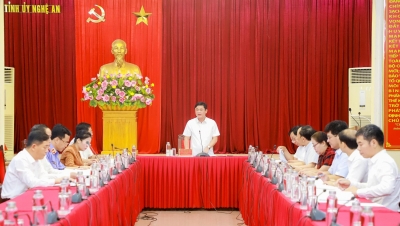 Ông Thái Thanh Quý làm Trưởng Ban Chỉ đạo phòng chống tham nhũng, tiêu cực tỉnh Nghệ An