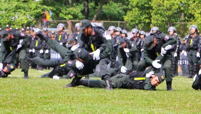Màn ra mắt ấn tượng của Trung đoàn Cảnh sát cơ động dự bị chiến đấu