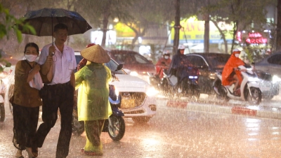 Dự báo thời tiết12/8: Hà Nội, Bắc Bộ có mưa lớn