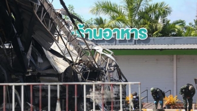 Nhiều vụ đánh bom, đốt phá xảy ra ở phía nam Thái Lan