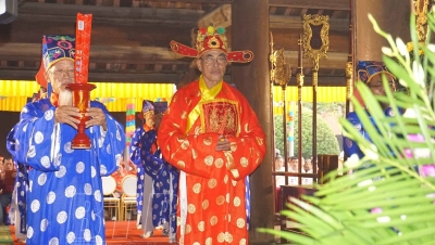 Hương án chùa Keo được công nhận là bảo vật quốc gia