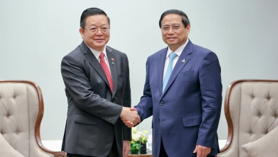 Thủ tướng Chính phủ Phạm Minh Chính tiếp Tổng Thư ký ASEAN Kao Kim Hourn