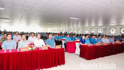 Ninh Bình: Phát động Tháng Công nhân và Tháng Hành động về an toàn, vệ sinh lao động năm 2024