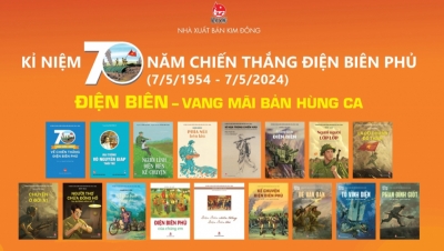 Nhà xuất bản Kim Đồng ra mắt 17 ấn phẩm kỷ niệm Chiến thắng Điện Biên Phủ