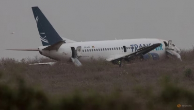 Boeing 737 trượt khỏi đường băng ở sân bay Senegal, 10 người bị thương