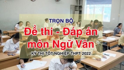 Đề thi môn Ngữ văn tốt nghiệp THPT năm 2022