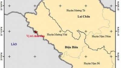Điện Biên xảy ra động đất có cường độ 3,6 richter