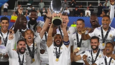 Giúp Real Madrid giành Siêu cúp châu Âu, Benzema đi vào lịch sử