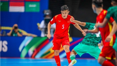 Thắng Saudi Arabia 3-1, ĐT futsal Việt Nam tiến sát tứ kết Futsal châu Á 2022