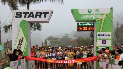 Gia Lai: Ấn tượng cung đường chạy xuyên rừng tại Giải bán marathon Kon Chư Răng