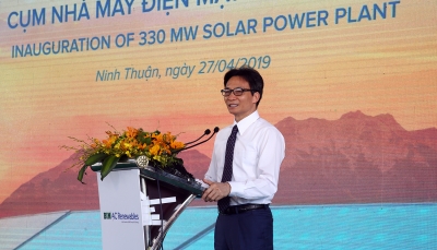 Khánh thành 2 dự án điện mặt trời có quy mô lớn nhất nước tại Ninh Thuận