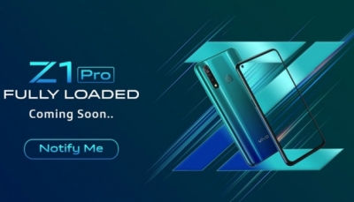 Hình ảnh teaser của Vivo Z1 Pro xuất hiện