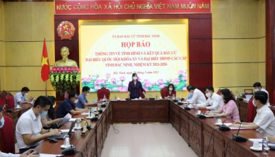 Bắc Ninh thông tin kết quả bầu cử đại biểu Quốc hội khoá XV và HĐND các cấp
