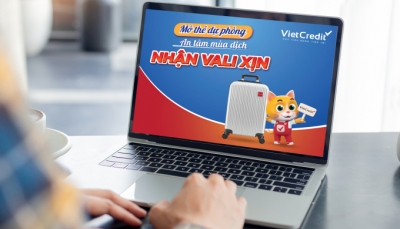 VietCredit triển khai khuyến mại tặng vali cao cấp cho khách hàng
