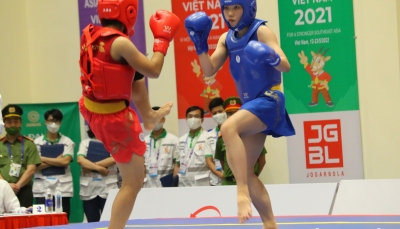 Ngô Thị Phương Nga xuất sắc giành HCV nội dung tán thủ nữ hạng cân 52kg