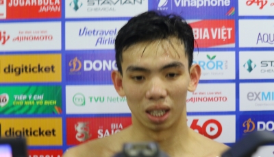 ‘Kình ngư’ Nguyễn Huy Hoàng giành HCV nội dung 400 m bơi tự do nam
