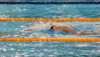 ‘Kình ngư’ Nguyễn Huy Hoàng về nhất vòng loại 400 m bơi tự do nam
