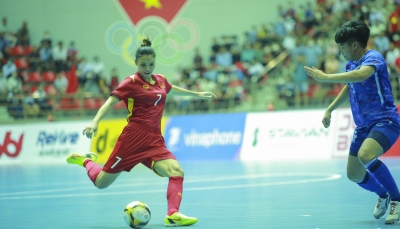 Futsal nữ giành HCB sau khi để thua sát nút Thái Lan 1-2