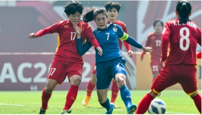 Tuyển bóng đá nữ Việt Nam tiếp tục bỏ xa Thái Lan 11 bậc trên BXH thế giới
