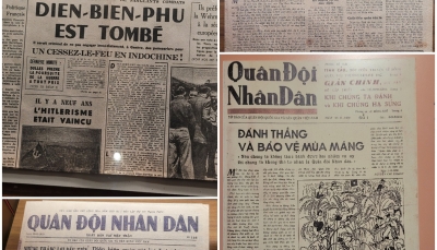 Khám phá tư liệu quý về Chiến dịch Điện Biên Phủ tại Bảo tàng Báo chí Việt Nam