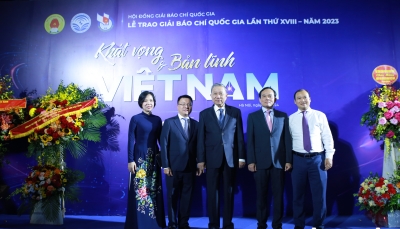 Chủ tịch nước Tô Lâm dự Lễ trao Giải Báo chí Quốc gia lần thứ XVIII - 2023