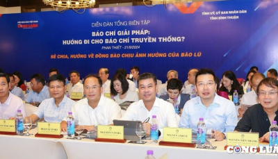 Diễn đàn Tổng Biên tập 2024 đang đặt ra những vấn đề cấp thiết cho báo chí Việt Nam  