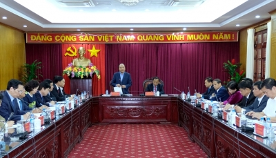 Thủ tướng Nguyễn Xuân Phúc làm việc với tỉnh Bắc Kạn