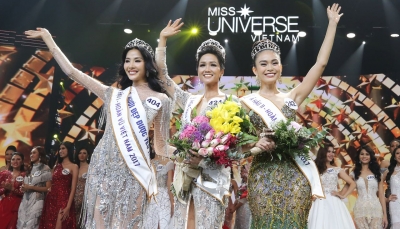 H’Hen Niê đăng quang Hoa hậu Hoàn vũ Việt Nam 2017