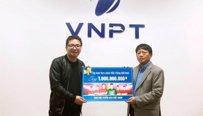 Tập đoàn VNPT tặng 01 tỷ đồng cho đội tuyển U23 Việt Nam