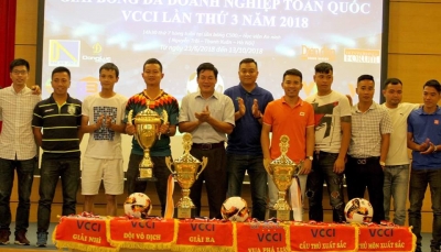 Vô địch Cúp VCCI năm 2018 nhận giải thưởng 30 triệu đồng
