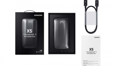 Samsung giới thiệu ổ SSD X5, hỗ trợ Thunderbolt 3