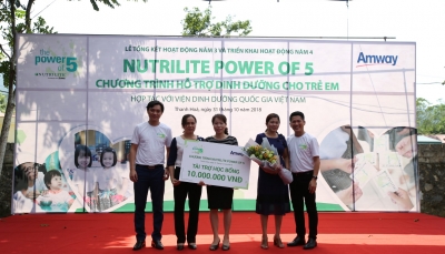 Amway Việt Nam và Viện Dinh dưỡng Quốc gia khởi động chiến dịch Nutrilite power of 5 năm 2018