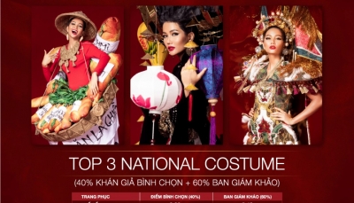 Công bố top ba trang phục dân tộc cho H'Hen Niê tại Miss Universe 2018